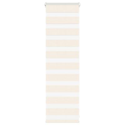VidaXL Zebra rolgordijn 50x100 cm stofbreedte 45,9cm marmerbeige