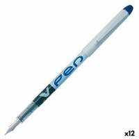 Boligrafo de tinta líquida Pilot V Pen Kalligrafiepen Wegwerpbaar Blauw 0,4 mm (12 Stuks)