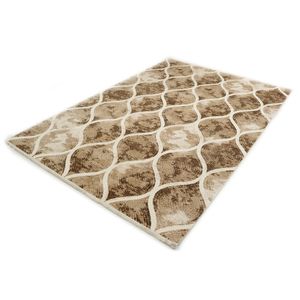 Vintage - Mozaïek - Acryl Vloerkleed - Beige-200 x 290 cm