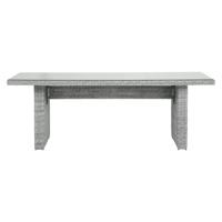 Vinor tuintafel 210 x 96 cm, met glasplaat, zand. - thumbnail