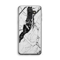 Witte marmer 2: Samsung Galaxy J8 (2018) Transparant Hoesje