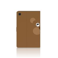 Samsung Galaxy Tab A7 (2020) Hippe Tablet Hoes Bear Brown