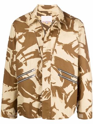 Paria Farzaneh veste à imprimé camouflage - Tons neutres