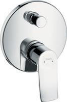 Hansgrohe Metris ééngreeps badmengkraan afbouwdeel, chroom