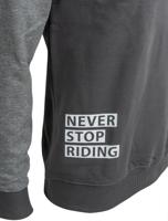 CONTEC sweatshirt "never stop riding" ct swaetshirt never stop riding size l black/grey