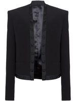 Balmain veste Spencer à broderies - Noir - thumbnail