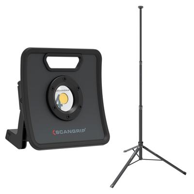 Scangrip NOVA 4K Bouwlamp met statief 0,9 - 2m - 49.0442