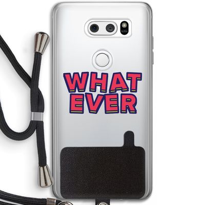 Whatever: LG V30 Transparant Hoesje met koord