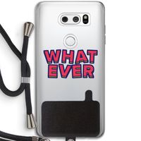 Whatever: LG V30 Transparant Hoesje met koord