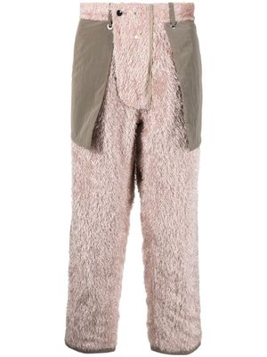Craig Green pantalon droit à fini texturé - Rose