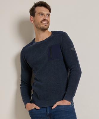 trui met rits borstzakje trui met rits borstzakje