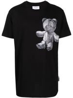 Philipp Plein t-shirt en coton à imprimé Teddy Bear - Noir