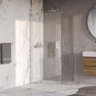 BRAUER Stellar douchecabine met draaideur helder glas 100x90x200 omkeerbaar incl. glascoating chroom