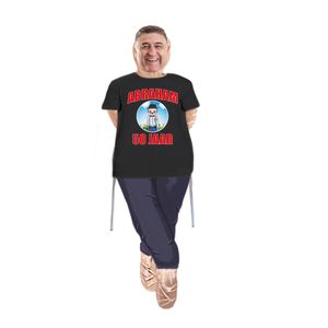 Abraham pop opvulbaar met Abraham pop shirt/ kleding