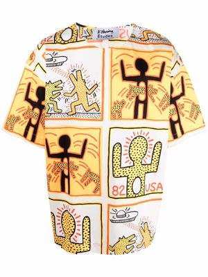 Études Studio x Keith Haring t-shirt en coton biologique - Blanc