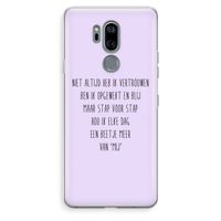 Zelfvertrouwen: LG G7 Thinq Transparant Hoesje
