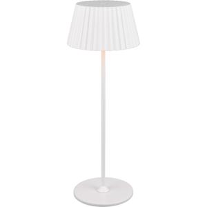 LED Tafellamp - Trion Uraz - 1.5W - Warm Wit 3000K - Oplaadbare batterijen - Mat Wit - Metaal