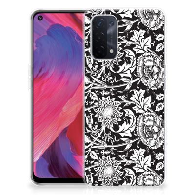 OPPO A93 5G | TPU Case | Black Flowers