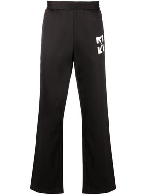 Off-White pantalon de jogging à motif Arrows - Noir