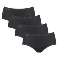 Sloggi Basic+ Midi slip zwart 4-pack = 3+1 gratis Sloggi Basic+ Midi slip zwart 4-pack = 3+1 gratis