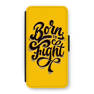 Born to Fight: iPhone 12 Flip Hoesje