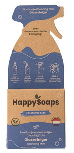 HappySoaps Sparkling Mint Glasreinger Tabs