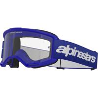 ALPINESTARS Vision 3 Wordmark Goggle, Crossbrillen, Blauw-Helder