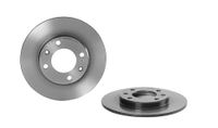 Remschijf COATED DISC LINE BREMBO, Remschijftype: Massief, u.a. für Peugeot, Citroën