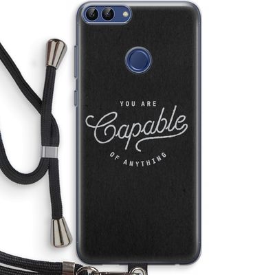 Capable: Huawei P Smart (2018) Transparant Hoesje met koord