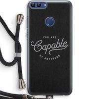 Capable: Huawei P Smart (2018) Transparant Hoesje met koord