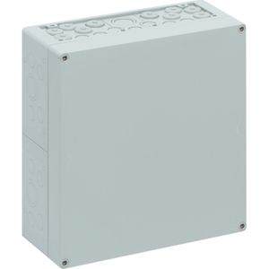 Lege opbouwbehuizing met grijze deksel 300 mm