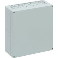 Lege opbouwbehuizing met grijze deksel 300 mm