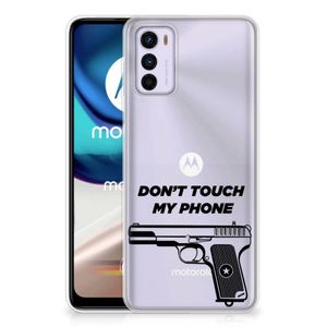 Motorola Moto G42 Silicone-hoesje Pistol DTMP