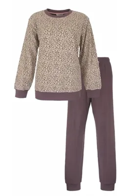 Tenderness dames pyjama Badstof - Panter