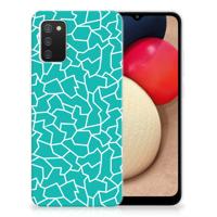 Samsung Galaxy A02s | Hoesje maken | Cracks Blue