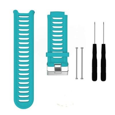 Effen kleur Silicone polsbandje voor Garmin Forerunner 910XT (Mint groen)