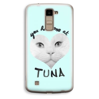 You had me at tuna: LG K10 (2016) Transparant Hoesje