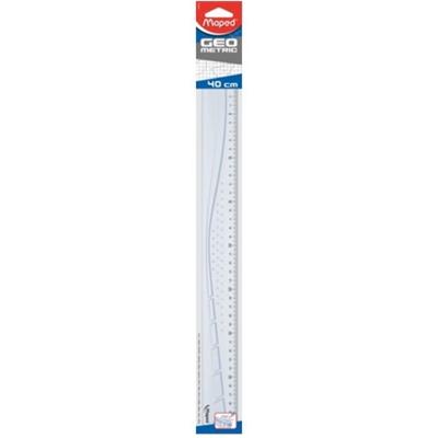 Liniaal Maped Geometric 40 cm transparant