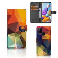 Samsung Galaxy A21s | Book Case | Polygon Color