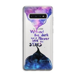 Stars quote: Samsung Galaxy S10 4G Transparant Hoesje