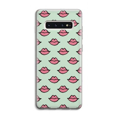Lipjes: Samsung Galaxy S10 4G Transparant Hoesje