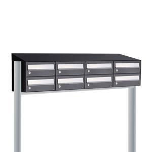 Allux Hive Set 4-Breed, 2-Hoog Met Dak Op Statief Zwart - 40030070_4x2ds