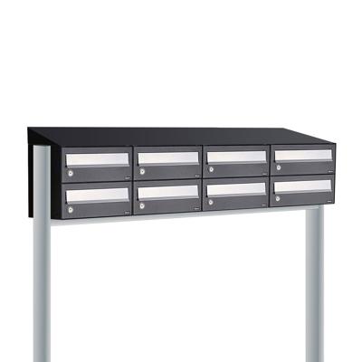 Allux Hive Set 4-Breed, 2-Hoog Met Dak Op Statief Zwart - 40030070_4x2ds