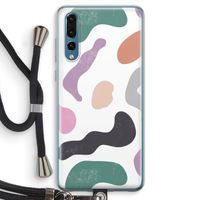 Memphis Shapes: Huawei P20 Pro Transparant Hoesje met koord