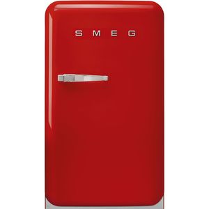 Smeg FAB10RRD5 combi-koelkast Vrijstaand 122 l E Rood