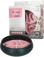 Eat Slow Live Longer Tumble Feeder Roze