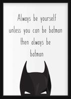 AFFICHE - Always be Batman - thumbnail