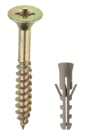 Connex Pz-Schroef 5.0X50 + Plug Bag 25St - B33383