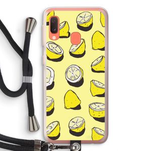 When Life Gives You Lemons...: Samsung Galaxy A20e Transparant Hoesje met koord