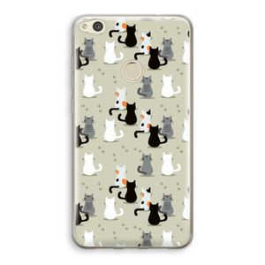 Katten: Huawei Ascend P8 Lite (2017) Transparant Hoesje